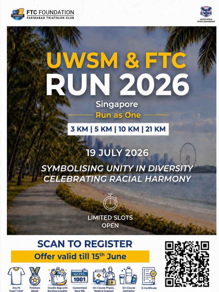 UWSM FTC Run 2026 Singapore race event photo