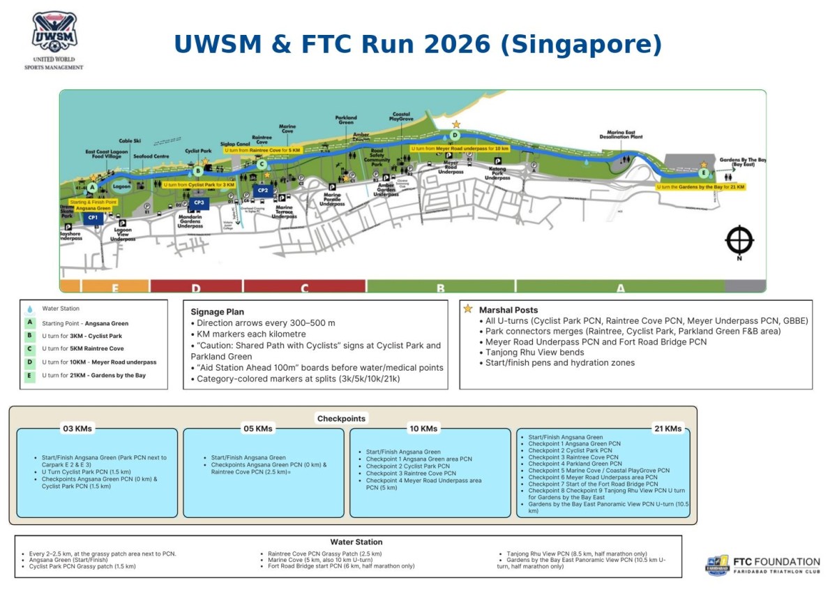 UWSM FTC Run 2026 Singapore runners photo