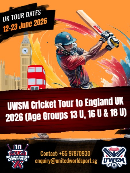 UWSM Cricket Tour UK 2026 London Essex Singapore
