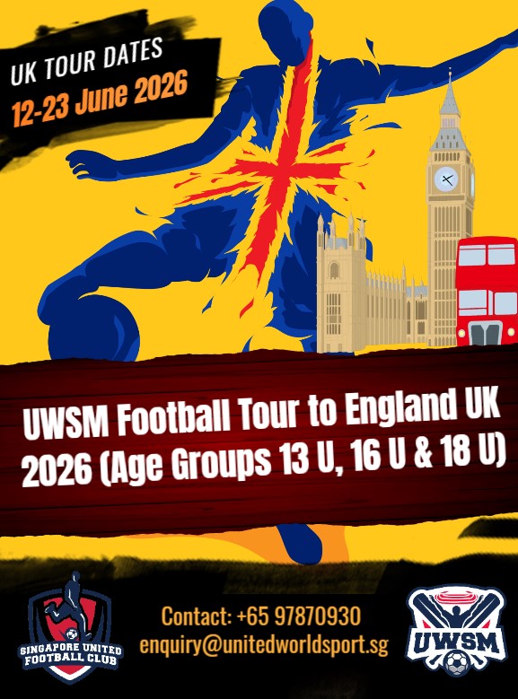 UWSM Football Tour UK 2026 London Essex Singapore