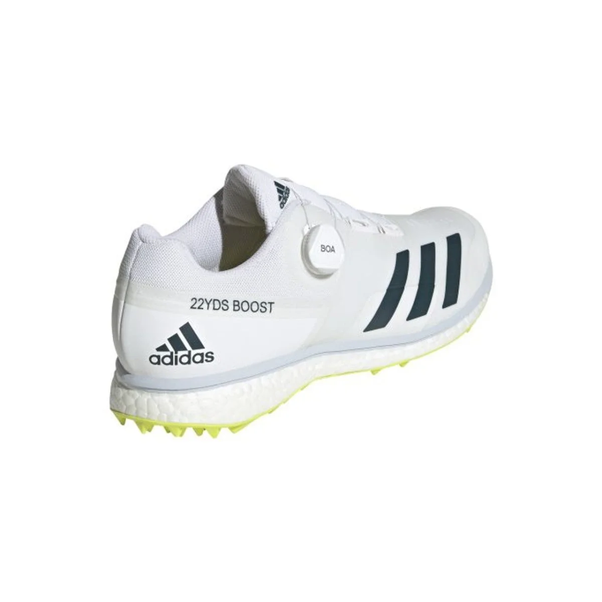 Adidas 22YDS BOOST ACID YELLOW Cricket Shoes - 2024 view 2