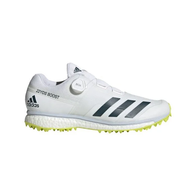 Adidas 22YDS BOOST ACID YELLOW Cricket Shoes - 2024 view 5