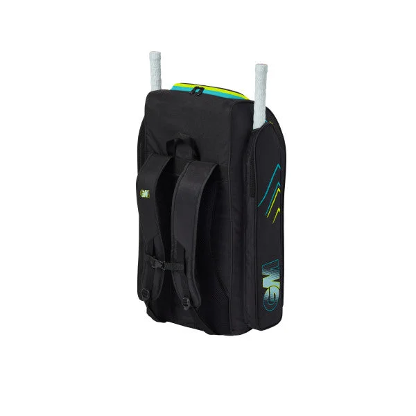 GM 707 DUFFLE CRICKET KIT BAG (CYAN/FLURO) 2024 view 3