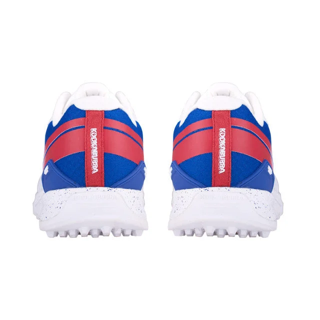 Kookaburra KC 1.0 Rubber Shoes - White/Blue/Red 2024 view 2