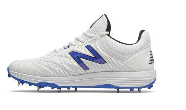 New Balance CK 10 BL4 Cricket Shoes (White/Blue) - view 2