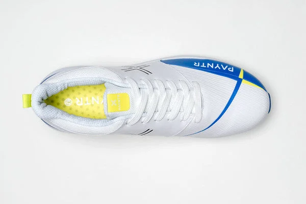 Payntr V Pimple (White & Blue) Cricket Shoes view 3