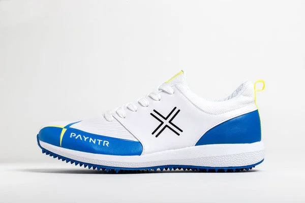 Payntr V Pimple (White & Blue) Cricket Shoes view 4