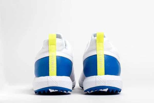 Payntr V Pimple (White & Blue) Cricket Shoes view 5