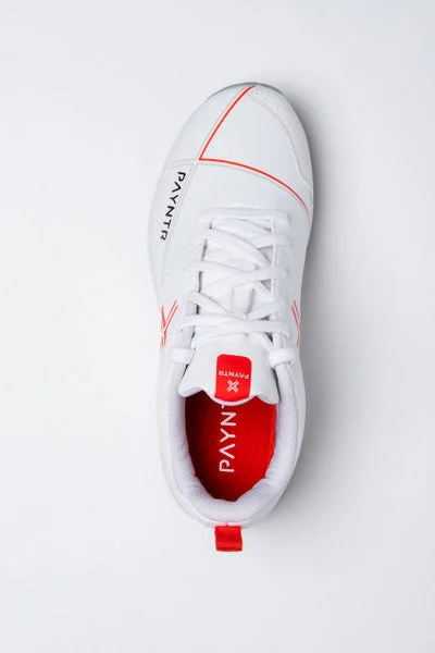 Payntr X Batting Pimple (White) Cricket Shoes view 4