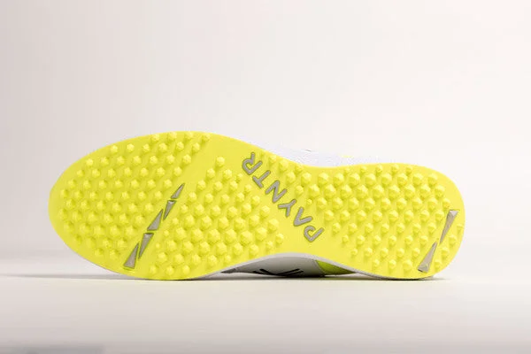 Payntr X Batting Pimple (White & Yellow) Cricket Shoes view 2