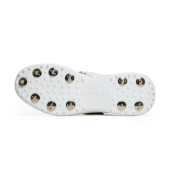 Payntr X Bowling SPIKE (All White) Cricket Shoes view 2