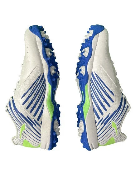 Puma 22 FH VK Rubber Cricket Shoes (White-Black-Bluemazing) 2023 view 5
