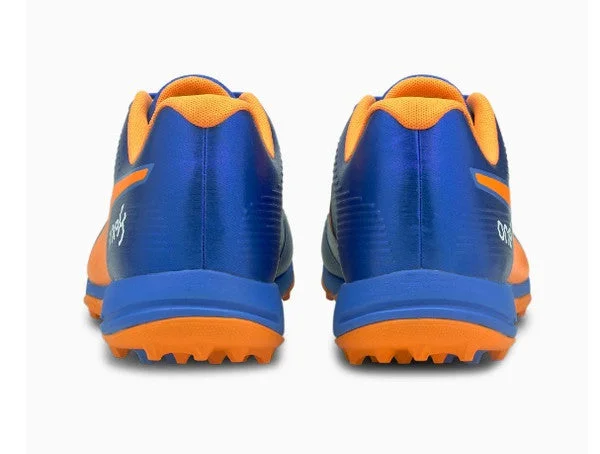 PUMA One8  19 Virat Kohli Cricket Shoes Blue-Orange view 3