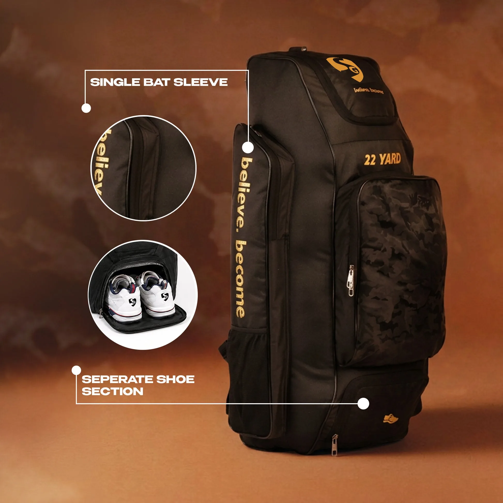 SG 22 Yard Training Duffle Cricket Kit Bag view 3