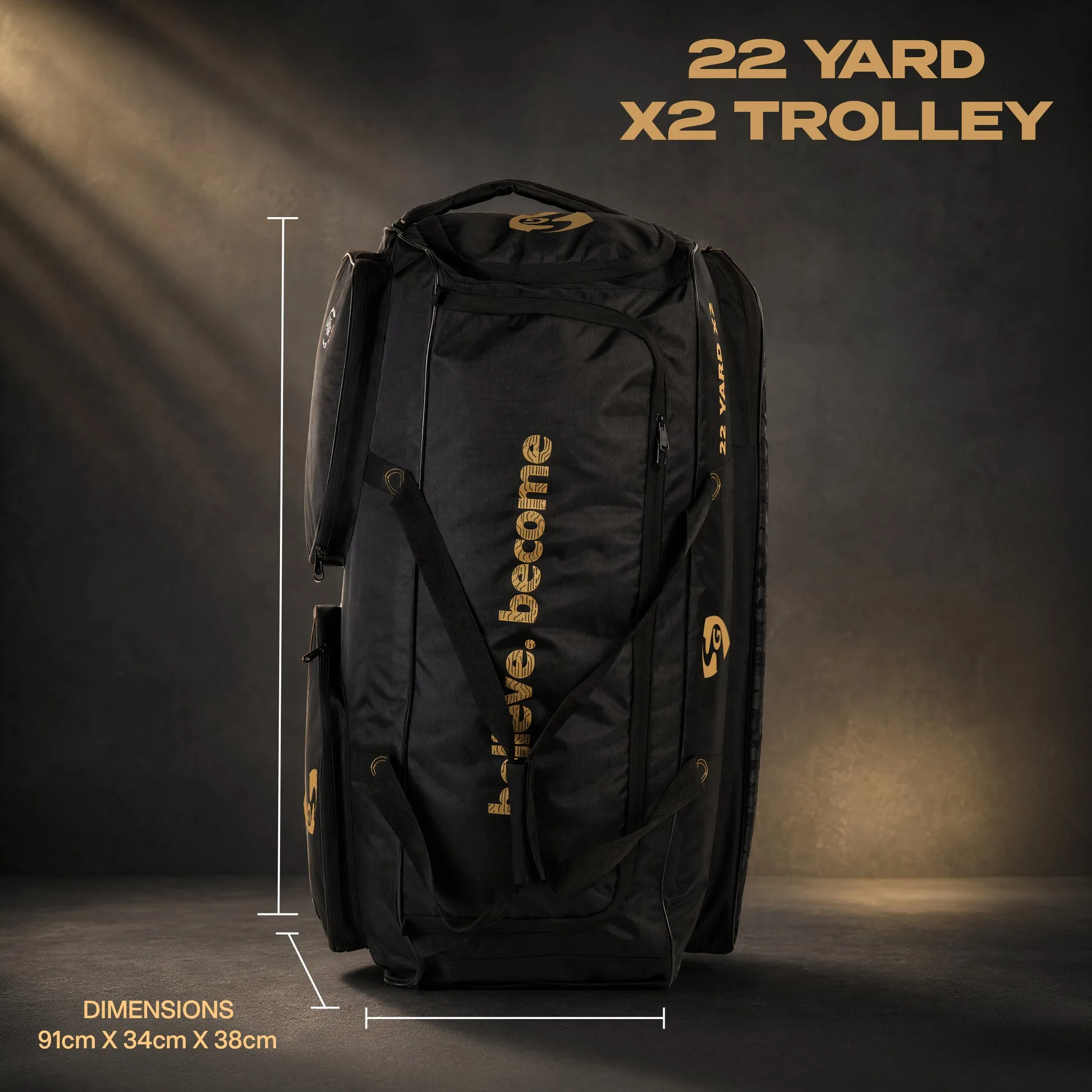 SG 22 Yard X2 Trolley Cricket Kit Bag view 2