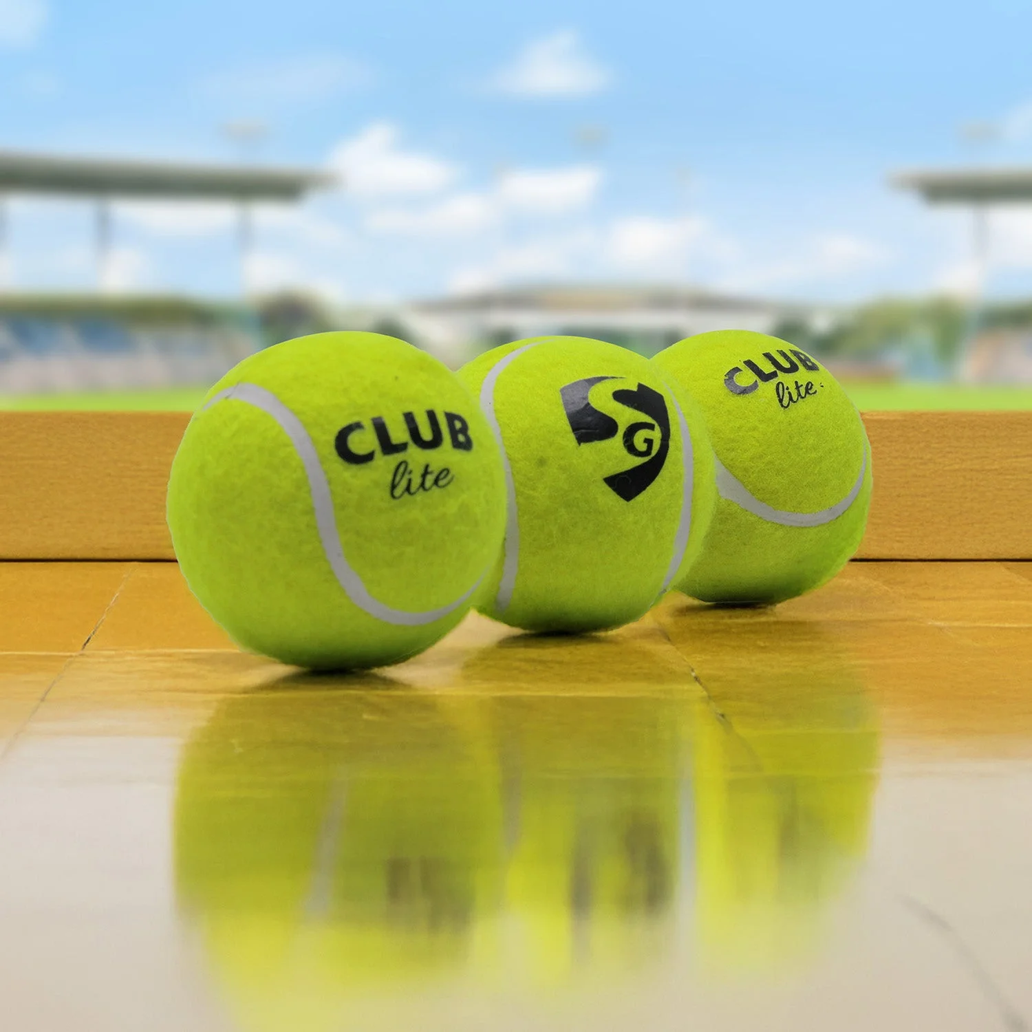 SG Club Lite Green (Pack of 6) Cricket Ball view 3