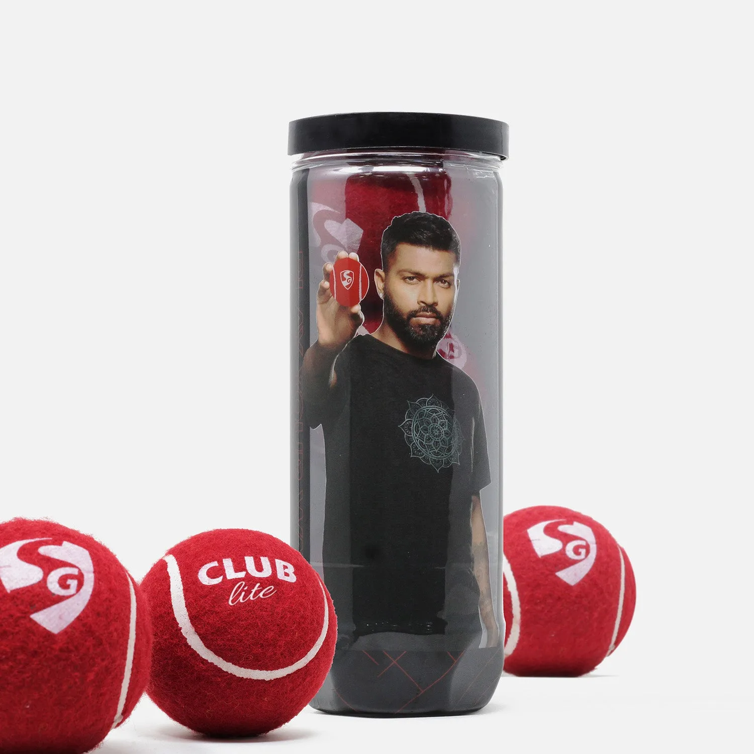 SG Club Lite Red (Pack of 3) Cricket Ball view 3