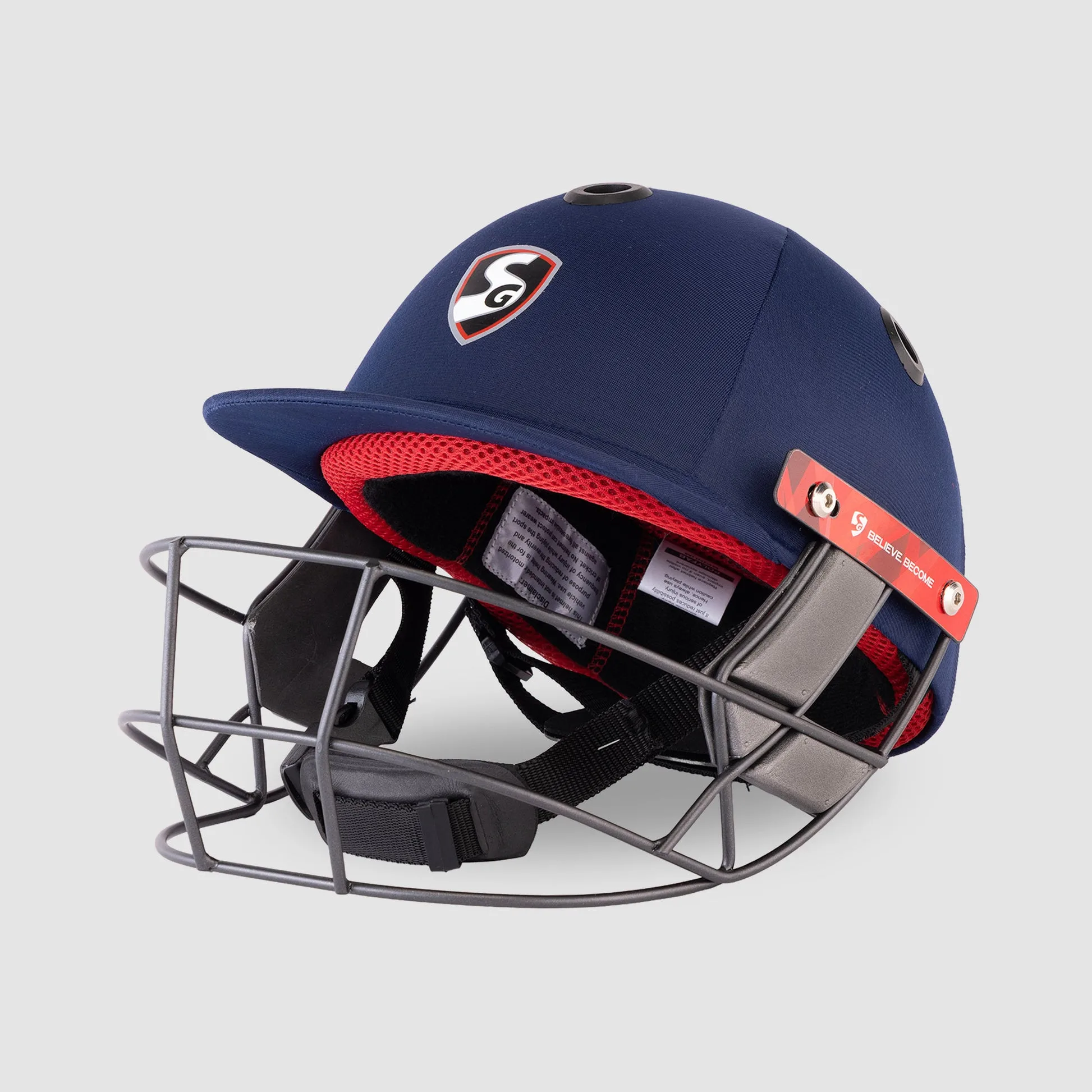 SG Polyfab Cricket Helmet view 2