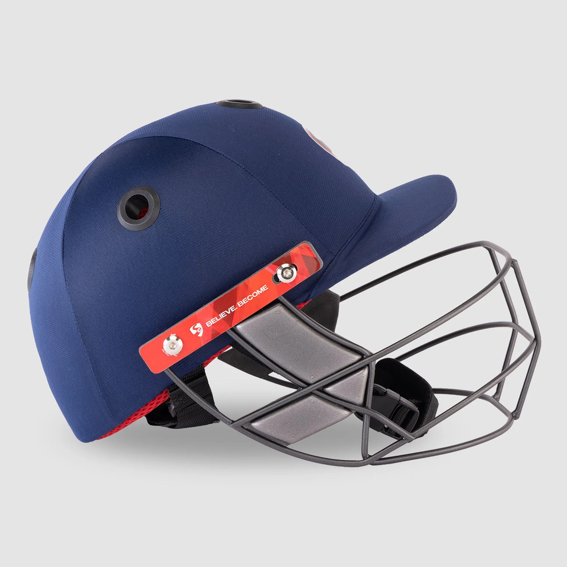 SG Polyfab Cricket Helmet view 3