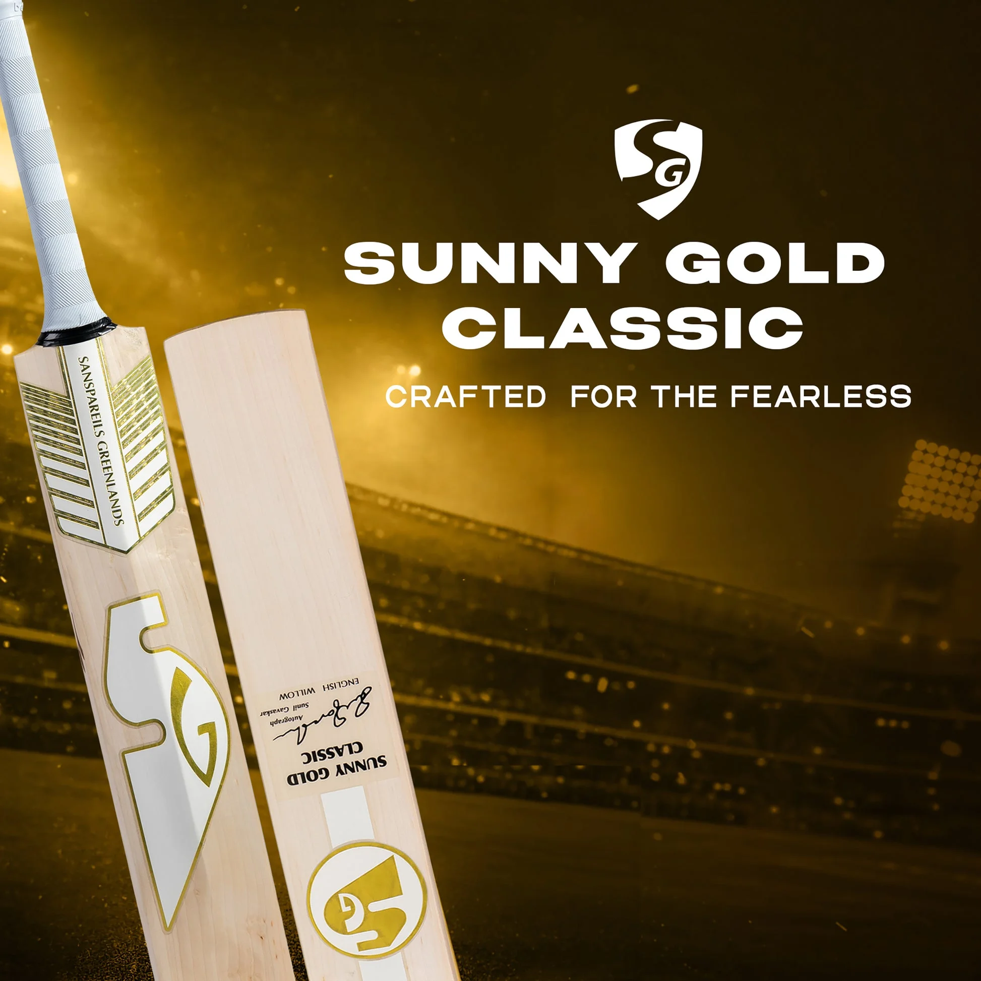 SG Sunny Gold Classic Cricket Bat view 2