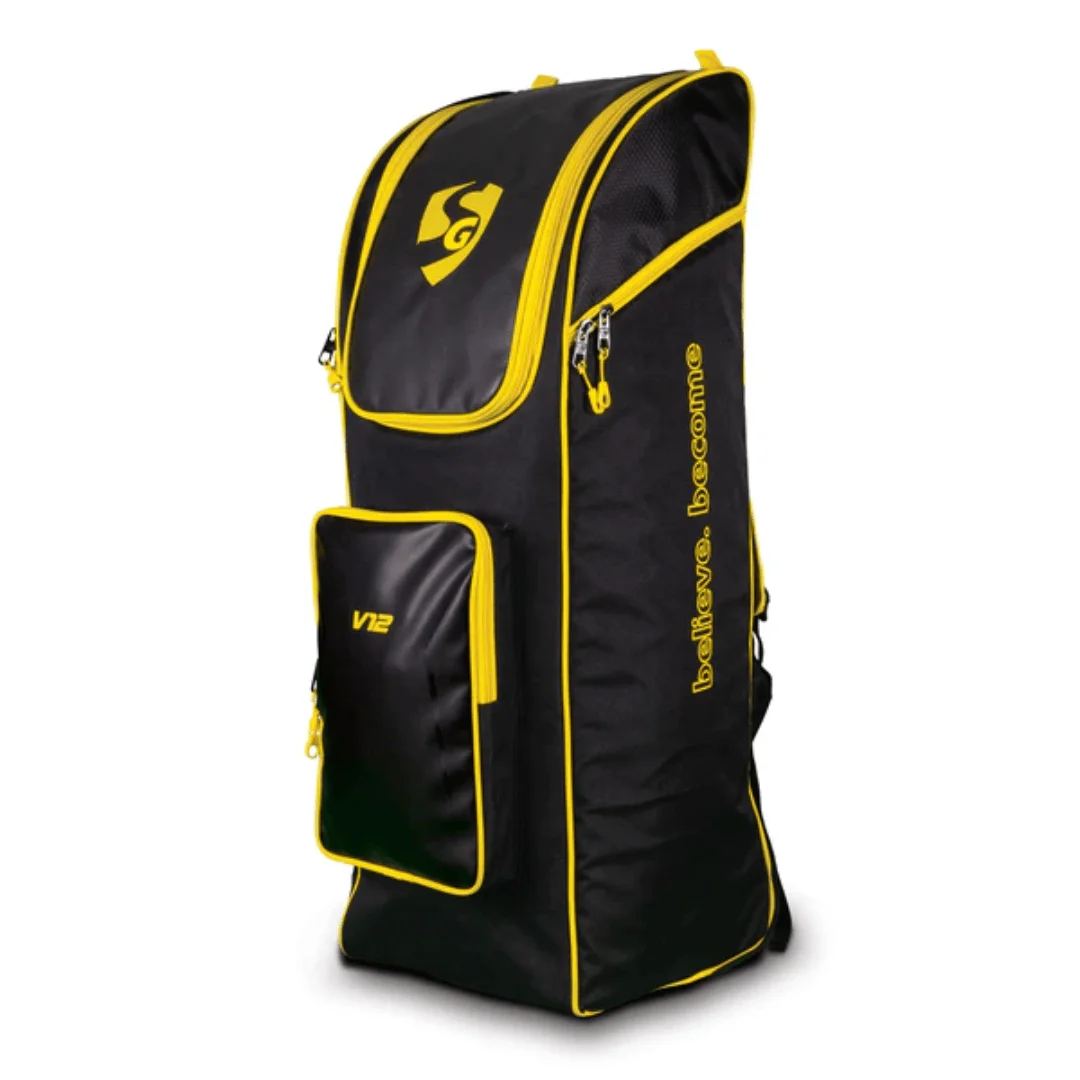 SG V12 Wheelie Duffle Junior Cricket Kit Bag view 3