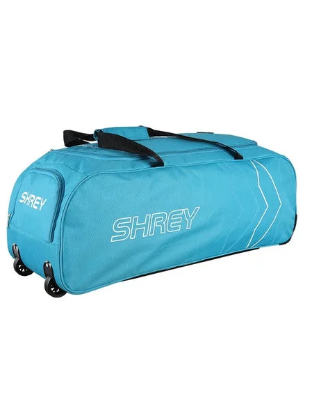 Shrey Kare Wheelie Bag -Cerulean & Cyan view 2