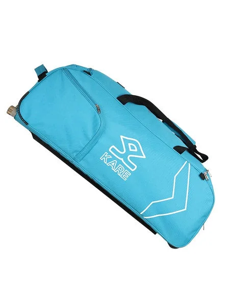 Shrey Kare Wheelie Bag -Cerulean & Cyan view 4