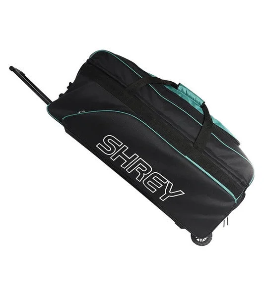 Shrey Match Wheelie Bag  -Black & Green view 3