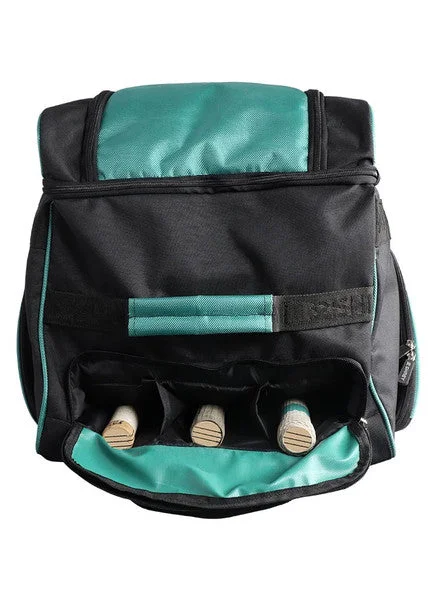 Shrey Match Wheelie Bag  -Black & Green view 5