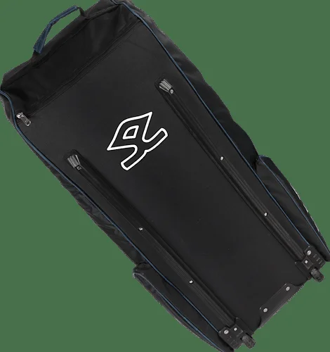 Shrey PRO Wheelie Cricket Kit Bag- Black & Blue view 3