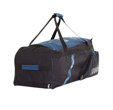 Shrey PRO Wheelie Cricket Kit Bag- Black & Blue view 5