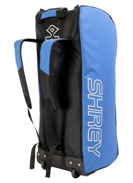 Shrey Star Duffle Wheelie Cricket Kit Bag - Black/Blue view 3
