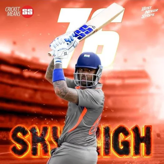 SS Ton Surya Kumar Yadav (SKY) Original Players Bat  - NO DISCOUNT