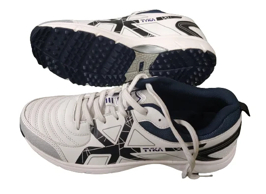 TYKA STUNNER (White & Navy) Cricket Shoes - view 2